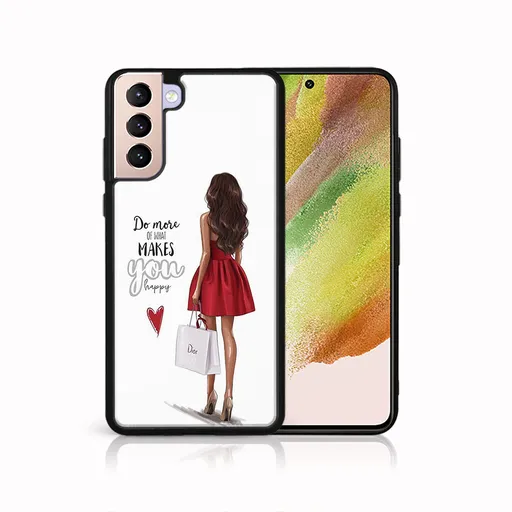 MY ART Ochranný kryt pre Samsung Galaxy S22 5G RED DRESS (137)