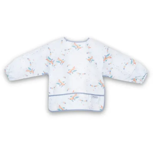 BabyOno Plane 6m-2y podbradníček s dlhými rukávmi 74x36 cm 1 ks