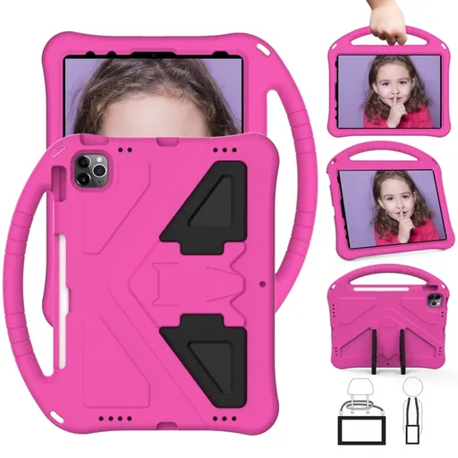 KIDDO Detský obal pre Apple iPad Pro 11 2024 / M5 2025 ružový