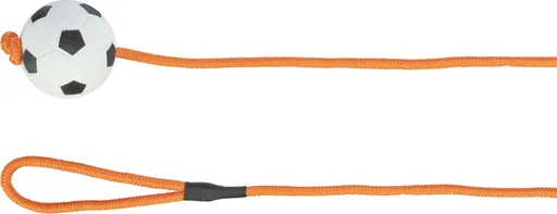 Trixie Vrhací míč mechová guma na šňůře 6 cm/1m