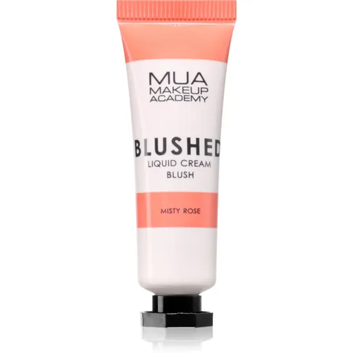 MUA Makeup Academy Blushed Liquid Blusher tekutá lícenka odtieň Misty Rose 10 ml