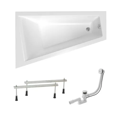 Asymetrická vaňa Laguna Idea Plus 160x100 cm akrylát ľavá SIKOID1600LAN