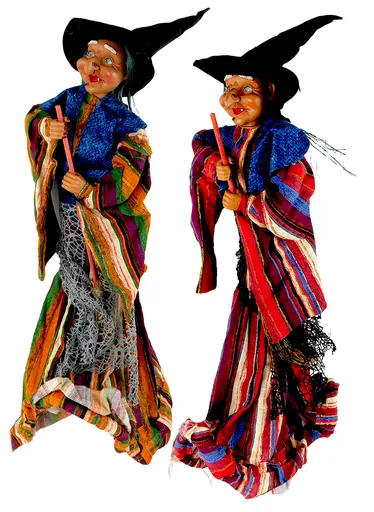 MAKRO - Bosorka so svetlom a zvukom rôzne farby, výška 80cm