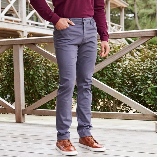 Twilové rovné nohavice