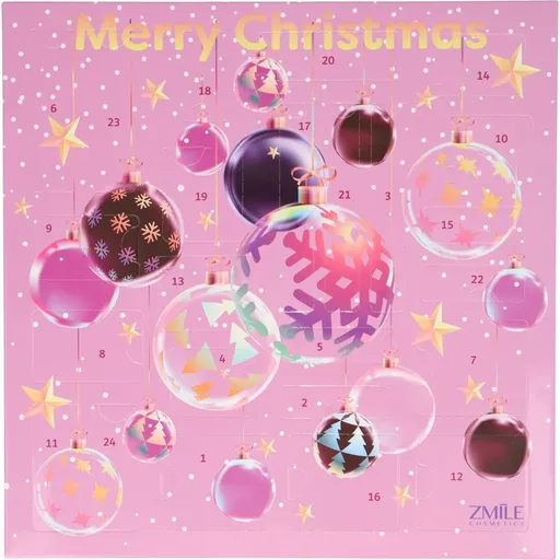 ZMILE COSMETICS Advent Calendar 3D Christmas Balls adventný kalendár