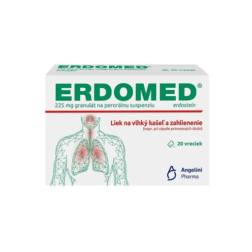 ERDOMED 225 mg granulát na perorálnu suspenziu 20 vrecúšok