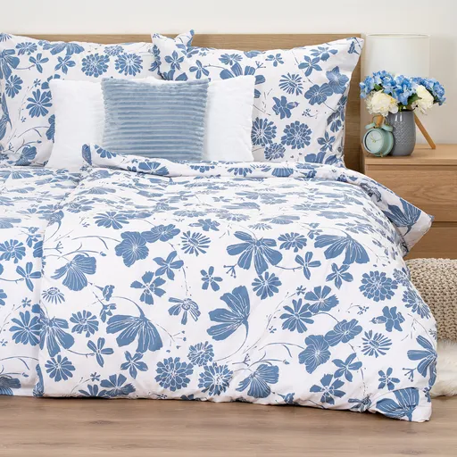 4Home Bavlnené obliečky Blue Meadow, 140 x 200 cm, 70 x 90 cm