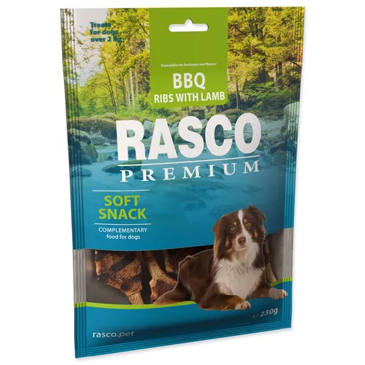 Pochúťka Rasco Premium BBQ Jahňacie rebierka 230 g