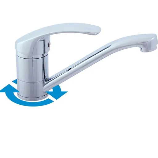 RAV SLEZÁK Mississippi umývadlová batéria s otočným ramienkom chróm MS015.0