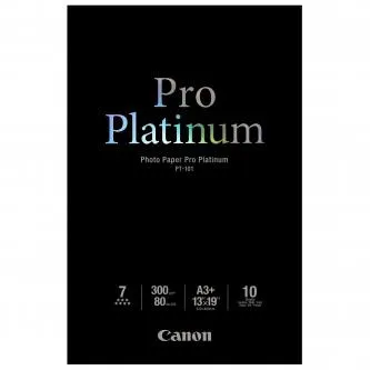 Canon Photo Paper Pro Platinum, PT-101 A3+, foto papier, lesklý, 2768B018, biely, A3+, 13x19", 300 g/m2, 10 ks, atramentový