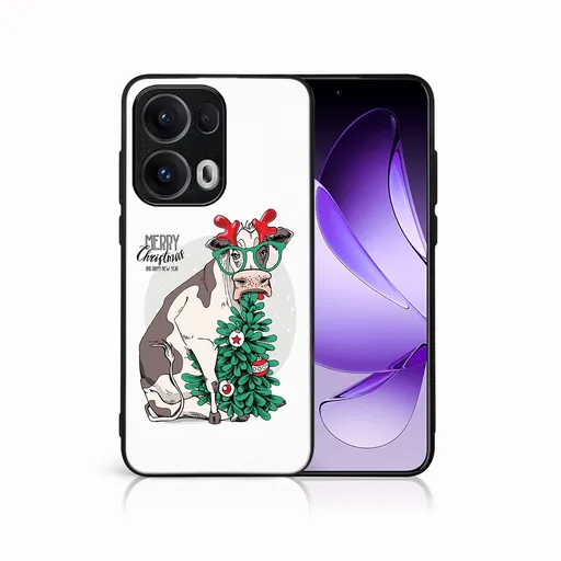 MY ART Kryt s vianočným dizajnom Oppo Reno13 Pro 5G MERRY CHRISTMAS (074)