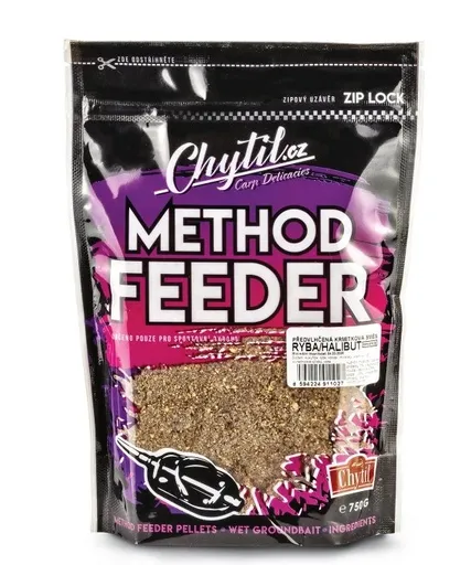Chytil method predvlhčená krmítková zmes 750 g - ryba halibut