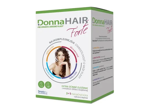 Donna Hair Forte 4mesačná kúra 120 tabliet