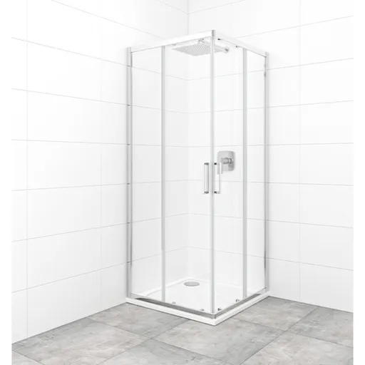 Sprchový kút štvorec 80x80 cm SAT TEX SATBKTEXQ80CRT
