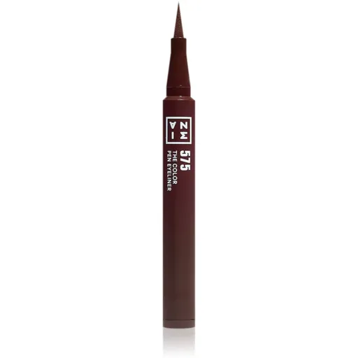 3INA The Color Pen Eyeliner Mini očné linky vo fixe odtieň 575 - Brown 0,6 ml