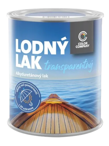 COLOR COMPANY - Alkyduretánový lodný lak bezfarebný matný, 2,5 L