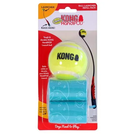 KONG HandiPOD náhradné vrecká a tenisák pre hádzač 1 ks