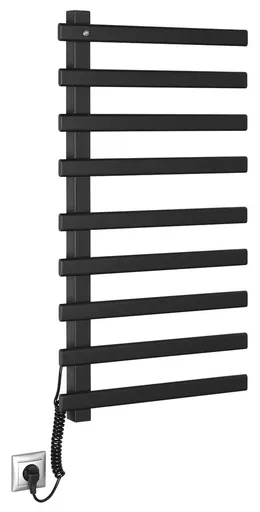 SAPHO - ELCOR elektrický sušiak uterákov 480x920x50 128 W, čierna mat EB460