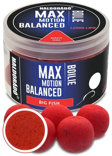 Haldorádó vyvážené boilies balanced max motion 70 g 20 mm - veľká ryba