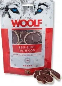 Woolf beef sushi with cod 100 g