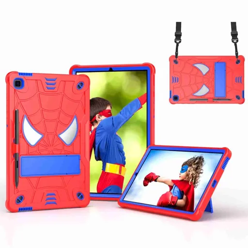 SPIDER Obal na tablet pre deti Samsung Galaxy Tab S6 Lite 2024 / S6 Lite 2022 / S6 Lite červený