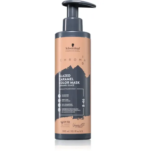 Schwarzkopf Professional Chroma ID Color Mask intenzívna farbiaca maska na vlasy odtieň 8-46 Glazed Caramel 300 ml