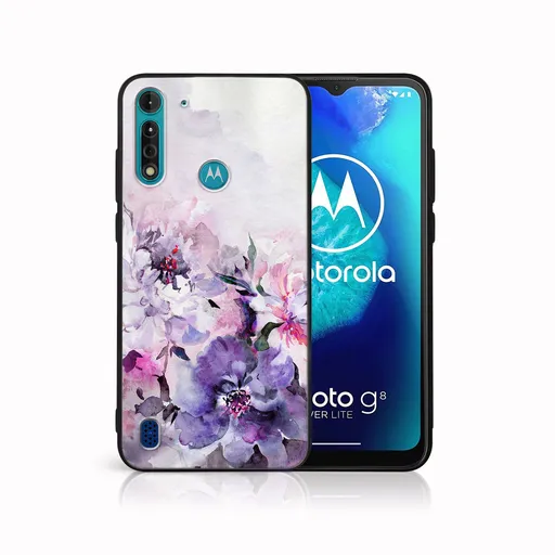 MY ART Ochranný kryt pre Motorola Moto G8 Power Lite PEONIES (156)