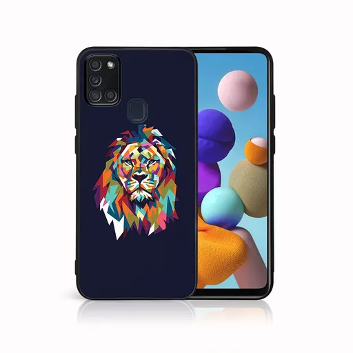 MY ART Ochranný obal pre Samsung Galaxy A21s LION (246)