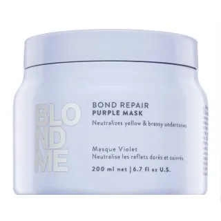 Schwarzkopf Professional BlondMe Bond Repair Purple Mask neutralizujúca maska pre blond vlasy 200 ml