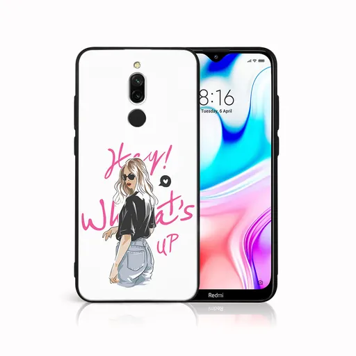 MY ART Ochranný obal Xiaomi Redmi 8 -WHATSUP (132)