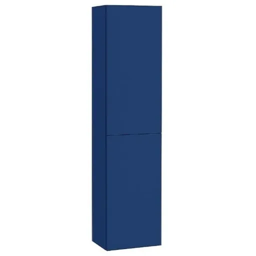 Roca Optica kúpeľňová skrinka vysoká 35x150x25 cm modrá mat A857702551