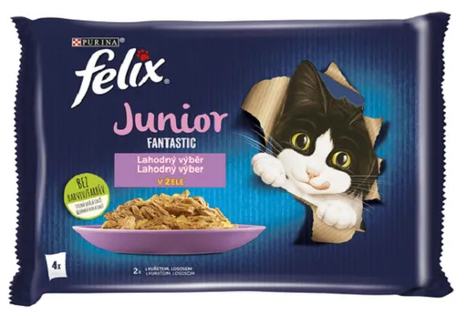 FELIX Fantastic pre mačky junior kura
