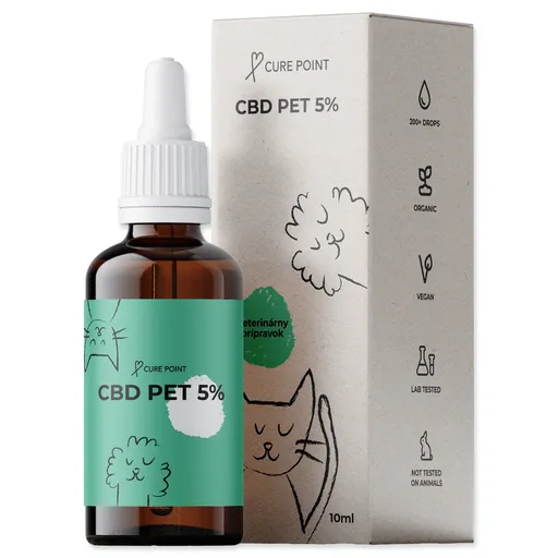 CurePoint CBD olej pre zvieratá 10 ml