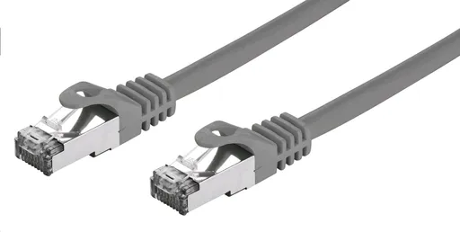 C-TECH Kábel patchcord Cat7, S/FTP, sivý, 0,25m