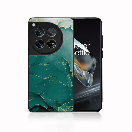 MY ART Ochranný kryt pre OnePlus 12 GREEN MARBLE (145)