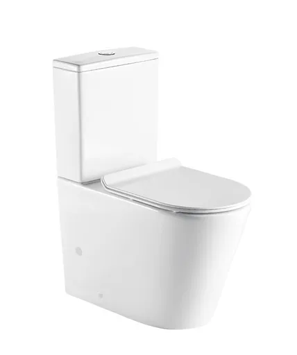 OLSEN SPA - Kombi WC Robusty RIMLESS sa SLIM sedadlom Soft-close OLKLT2125A