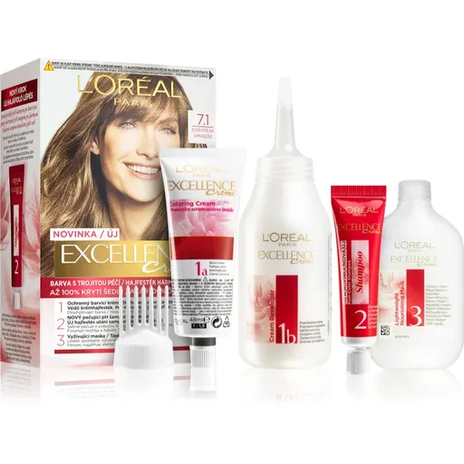 L’Oréal Paris Excellence Creme farba na vlasy odtieň 7.1 1 ks