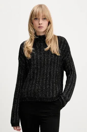 Sveter s prímesou vlny HUGO Safineyny