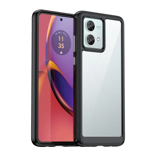 CRYSTAL Ochranný kryt pre Motorola Moto G84 5G čierny