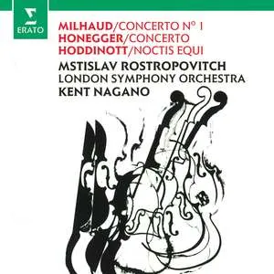 Mstislav Rostropovich, MILHAUD & HONNEGER: CELLO CONCERTOS, CD