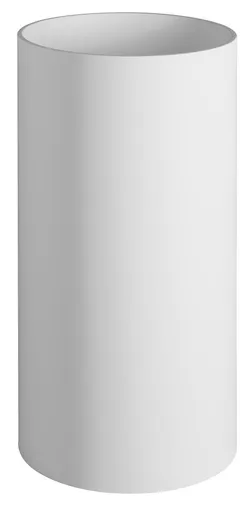 SAPHO - ALTONA umývadlo voľne stojace vrátane krytu výpuste, liaty mramor, priemer 43,5x85cm, biela mat AT435