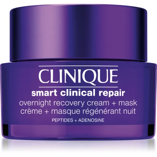 Clinique Smart Clinical™ Repair Overnight Recovery Cream + Mask nočný hydratačný krém a maska pre regeneráciu a obnovu pleti 50 ml