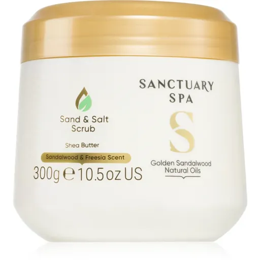 Sanctuary Spa Golden Sandalwood soľný peeling na telo 300 g
