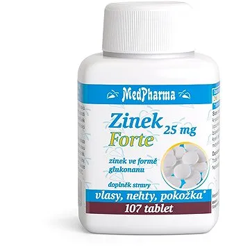 MEDPHARMA Zinok 25 mg Forte 107 tbl. (8594045475838)