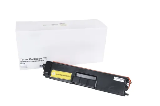 Kompatibilná tonerová náplň TN421Y, TN411Y, TN431Y, TN441Y, TN451Y, TN461Y, TN491Y, 1800 listov pre tlačiarne Brother (Orink white box), žltá