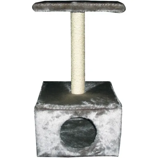 Tommi Škrabadlo pre mačky Carmen sivá, 30 x 30 x 57 cm