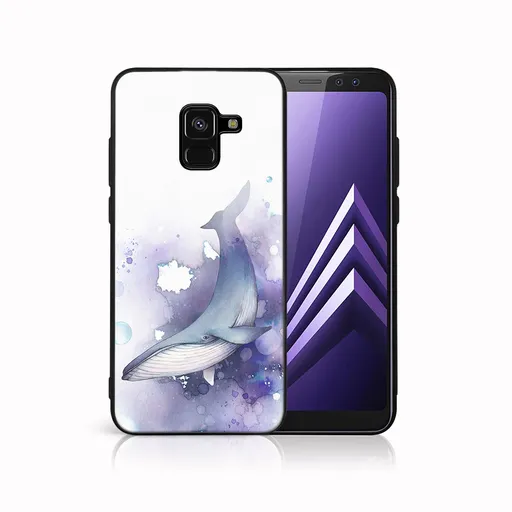 MY ART Ochranný kryt pre Samsung Galaxy A8 2018 (A530) WHALE (242)