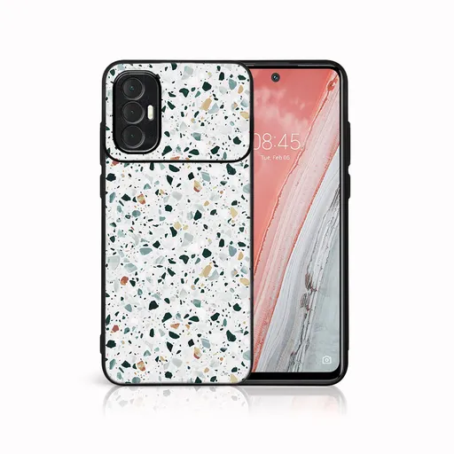 MY ART Ochranný obal Tecno Spark 8 Pro GREY TERRAZZO (163)