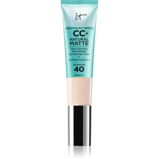 IT Cosmetics Your Skin But Better CC+ Natural Matte CC krém pre matný vzhľad SPF 40 Fair Porcelain 32 ml