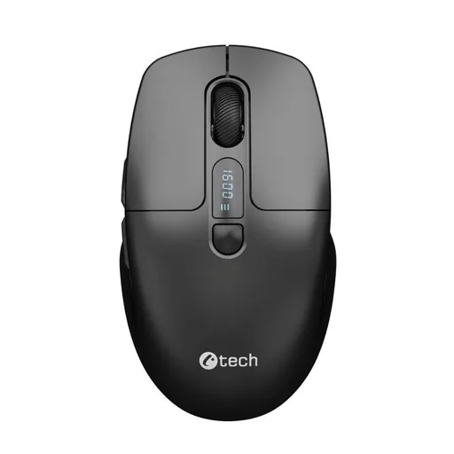 C-TECH Myš WLM-13, Bezdrôtová, čierna